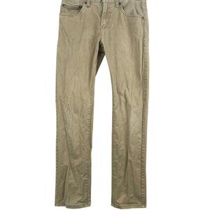 Levis Womans Jeans Size 16 28x28 Khaki Regular Fit 98% Cotton 2% Spandex